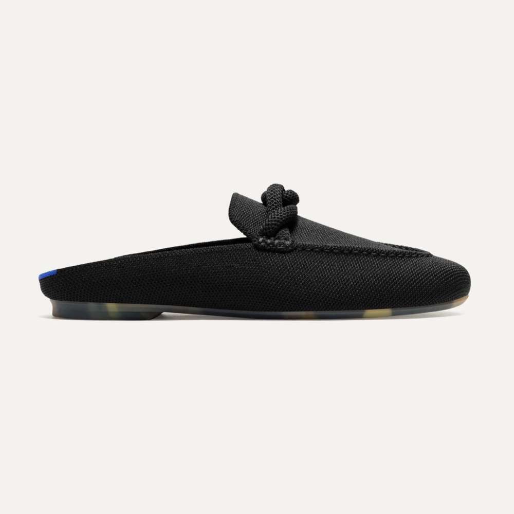 Rothy's Black Knotted Slip-On Mule